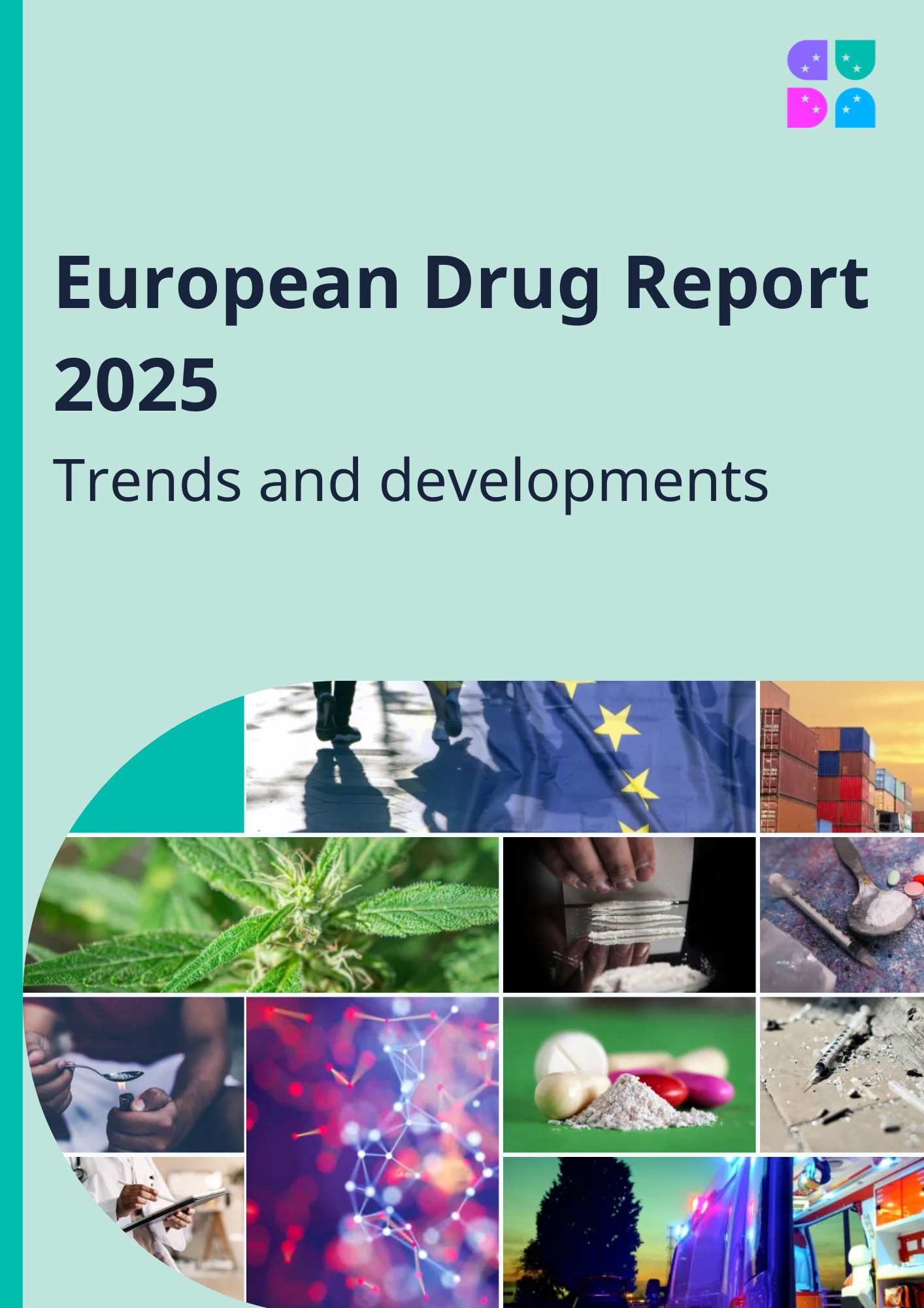 cover of the European Drug Report 2025: Trends and Developments